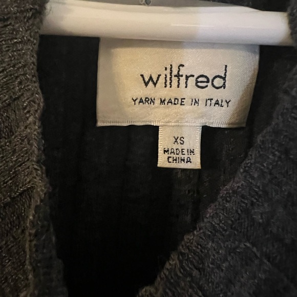 Aritizia wool blend bodycon dress XS Dark Grey - Picture 2 of 4